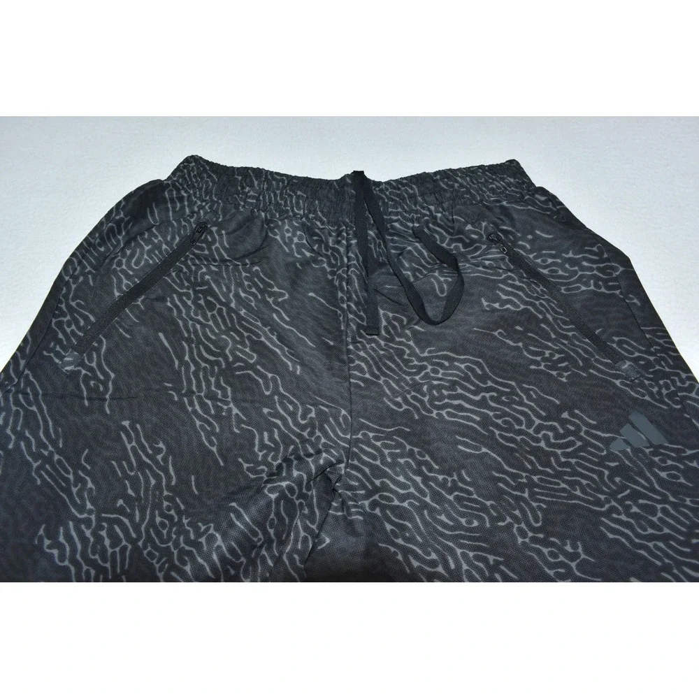 Adidas Power AOP Workout Men Training Pants Size M Gray/Black Joggers Camo